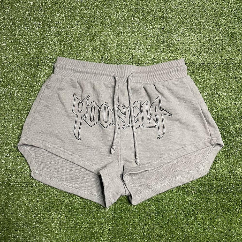 YoungLA Gray Alchemy Athletic Shorts